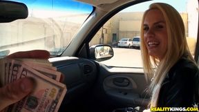 Blonde babe nicely fucked in the missionary pose