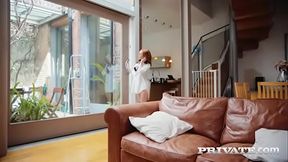 Ella Hughes, Horny Redhead Fucks the Painter