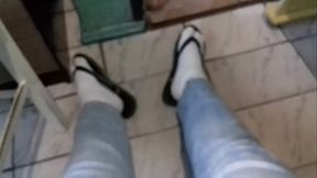 Me excitando de chinelo e meia muito tes&atilde_o! Ultima parte