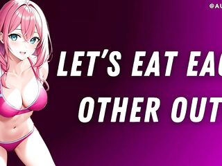 [F4F] U're Greater amount Than A Snack - wlw Switchy Blow job ASMR Audio Roleplay