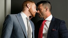Real estate firm manager fucks and employee