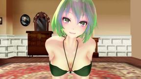 【SEX-MMD】Gumi sex appeal - Buttjob+Paizuri+Sex【No sound】【R-18】