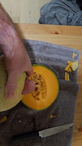 Fucking a melon
