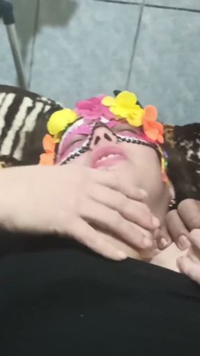 My husband touches me, masturbates me, and I breastfeed him deliciously with my breasts   Clip 3