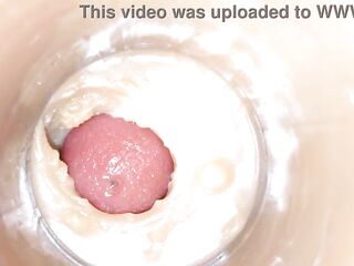 Camera 4k Inside Unfathomable Twat Captures Biggest Dose Spunk fountain of Goo ASMR