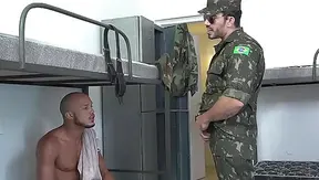 Craving Power Flesh: Dom Devours Young Recruit Bare – GayHunk 18+