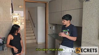 MY STEPMOTHER SEES MY STEPBROTHER MASTURBATING AND SHE GETS TURNED ON TOO.