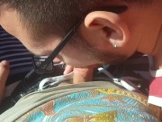 Risky BJ at Cedar Point Parking Lot & Jerking While Driving