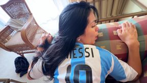 POV: Argentina's Hottest Fan Worships You With Her Feet - Lana Myers