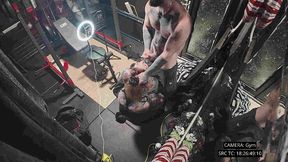 happy wildd kinkmas day 8 voyeurism cctv gym facial