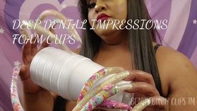 DEEP DENTAL IMPRESSIONS FOAM CUPS