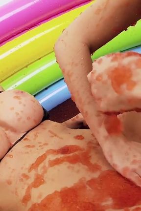 Hot BBW and Black Girls Fuck Their Pussies with Big Strapons and Lick Each Other