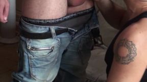 Straight curious suck gay for new experience