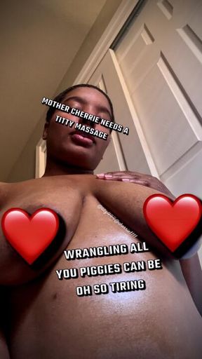 I need a titty massage!!!