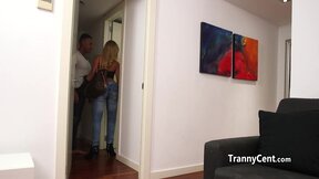 Tranny got her ass banged so hard