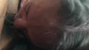 Black man's BBC too big for amateur MILF's deepthroat