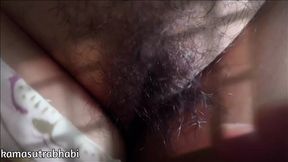 How long long bruised hair   Indian Desi Couple real Homemade