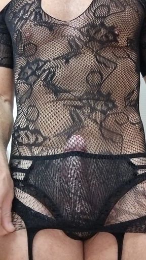 CD Shows New Black Lingerie Teases