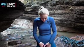 Wetsuit JOI &amp; Rubber Rubdown by the Sea