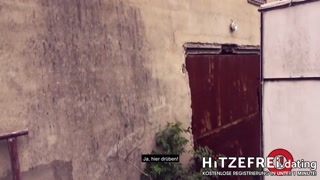 Risky Outdoor Sex with Hot Blonde Russian Teen