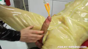 Nurse humiliates patient with rubber mask and catheter