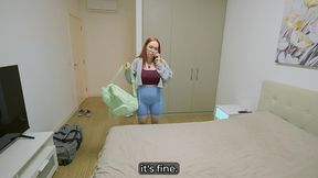 step mom shares bed with step son - accidental viagra pill taboo fuck!