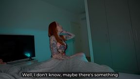 step mom shares bed with step son - accidental viagra pill taboo fuck!