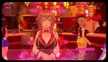 Bunny Garden Delights: Kortney, Purity, and Violet's Anime Adventure