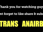 Trans Anairb morning eriction leads her masturbation and cum