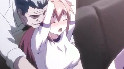 Hot Brunette Teens Get Double Penetrated After School by Teacher and Student