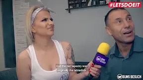 Dana Jayn - Big Tits German Pornstar Fucks A Lucky Mature Fan