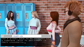 Hot vampire gym teacher seduces her class
