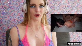 Carly Rae Summers Reacts to ROUGH POWER FUCK MAKES HER BRAIN MELT - PF Porn Reactions Ep IV ´