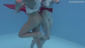 ”Marfa touches Emerald Ocean beauty in the pool”