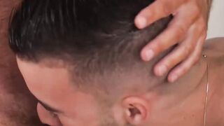 Kinky bottom Marcos Mateo gets anal fucked hardcore bareback