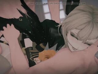 [beauties' Frontline 2 Exilium] Sextans Checkmate and Mind Erase (tied T-doll & Hardcore POV 3D Hentai) (4k/60fps)