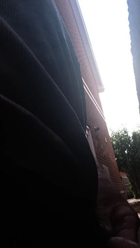 Soft Cock Outdoors on a chilly Day