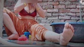Cute soft hot sexy video village hot girl bathing