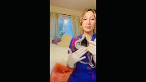 POV Dental cleaning, but you notice my respirator so I show you it and then I notice your boner so I show you what I like to do with my mask! 😷