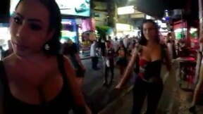 Sexy Ladyboys walking street