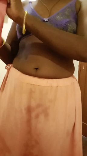 Desi Tamil Wife Renu's Big Ass &amp; Pussy Teased in Saree Post-hotel - Cuck Films! Indianhotwifex