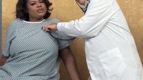 DR PORNO: Anal Exam Fuck With BBW Tgirl