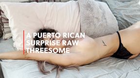 Puerto Rican couple fucked me hard so sexy we shared her husbands big cock