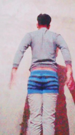 Desi Boy Outfit Put a Pent Down Showing Ass