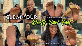 Clean our Dirty Pool Feet
