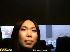 Sexy asian in pick up porno movie