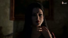 Indian Desi Stepmother Squirts and Fingers Herself Hard