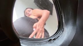 POV: GAS MASK FARTING + Pee