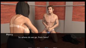 Project hot wife: Merry and ben got stuck in the elevator