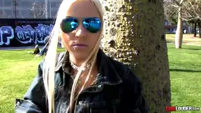 Blonde Bombshell With Pierced Nose Gives POV Blowjob & Hot Sex Action